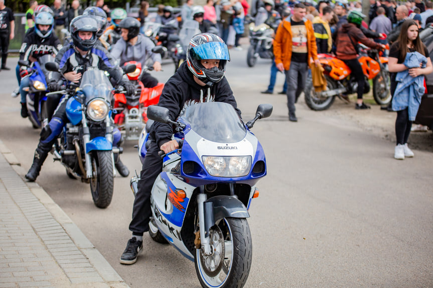 Rozpoczęcie sezonu motocyklowego w Dębowcu