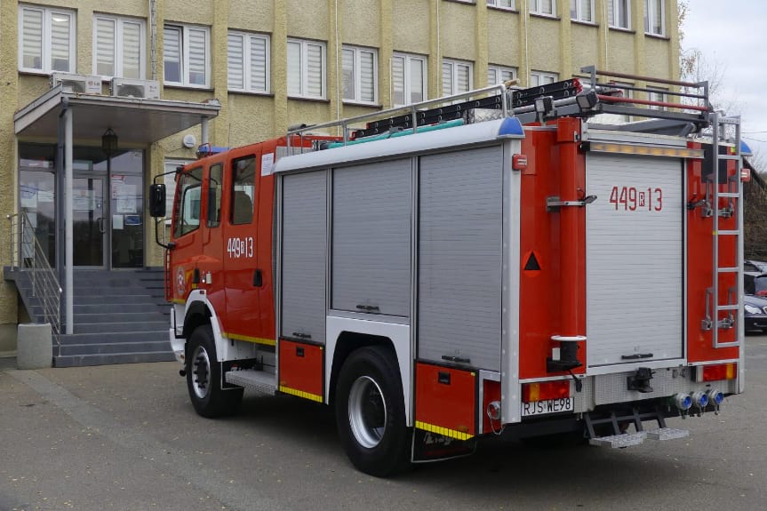 Strażacy z OSP Pusta Wola przywitali nowy wóz strażacki
