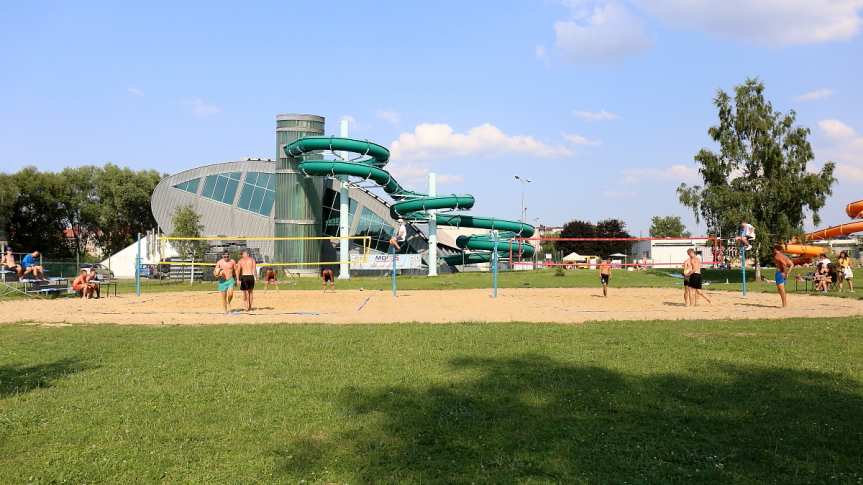 Turniej siatkówki plażowej o puchar burmistrza Jasła