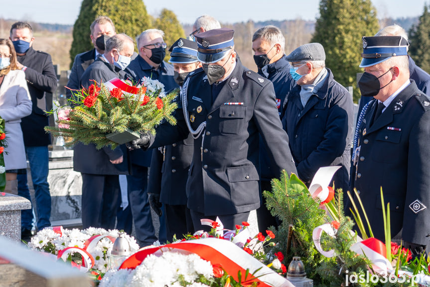 Uroczystość przy grobie senatora Stanisława Zająca