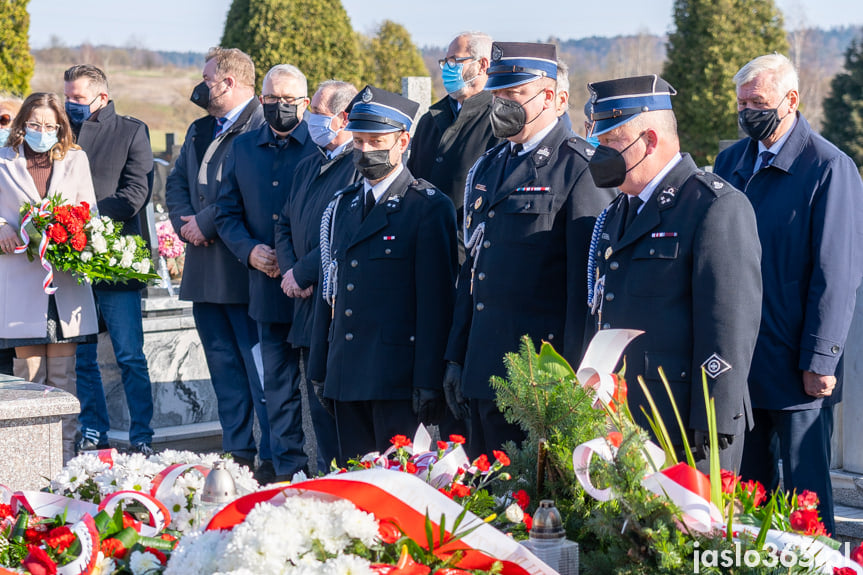 Uroczystość przy grobie senatora Stanisława Zająca