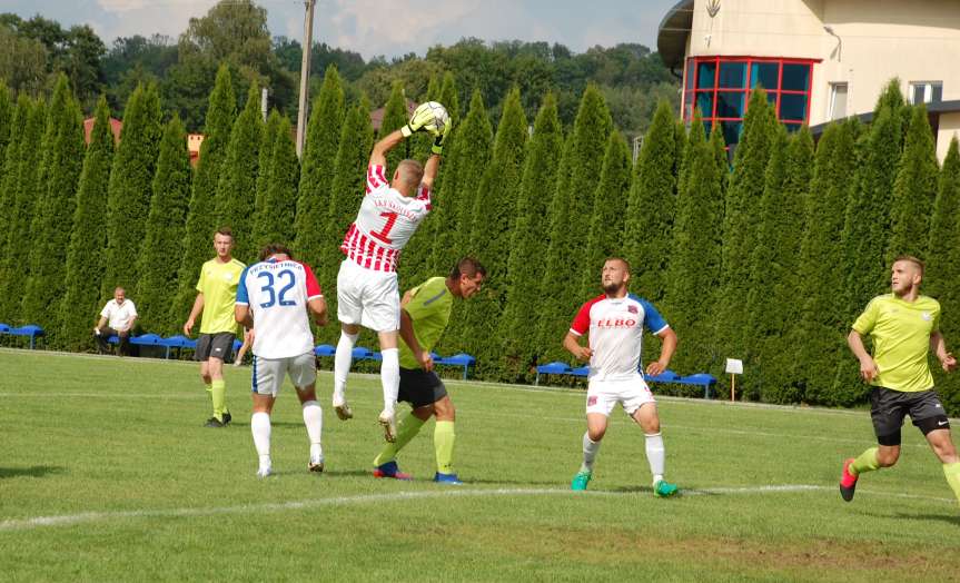 V liga krośnieńska. Mecz LKS Skołyszyn - Iskra Przysietnica