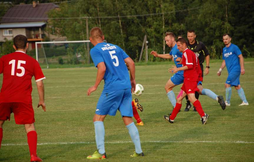 V liga krośnieńska. Mecz Tempo Nienaszów - LKS Skołyszyn 3-2