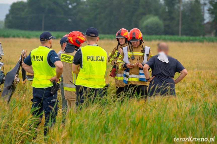 W Chrząstówce doszło do awaryjnego lądowania samolotu