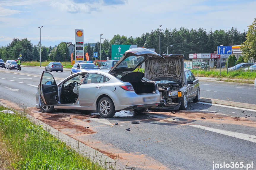 Wypadek na Bieszczadzkiej w Jaśle