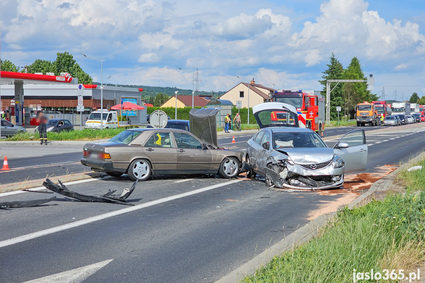 Wypadek na Bieszczadzkiej w Jaśle