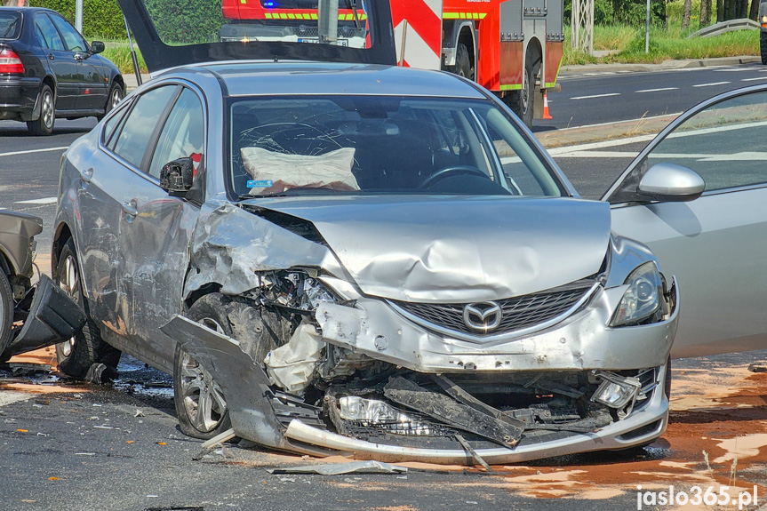Wypadek na Bieszczadzkiej w Jaśle
