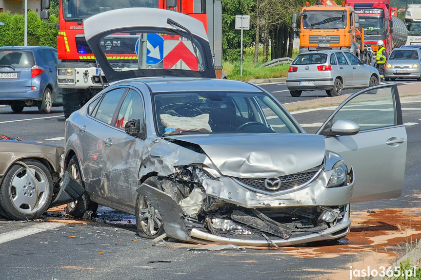 Wypadek na Bieszczadzkiej w Jaśle
