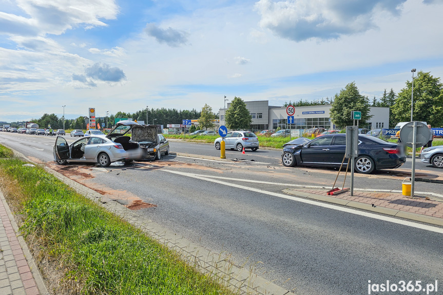 Wypadek na Bieszczadzkiej w Jaśle