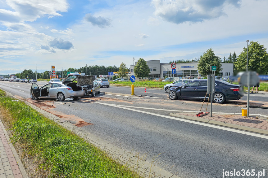 Wypadek na Bieszczadzkiej w Jaśle