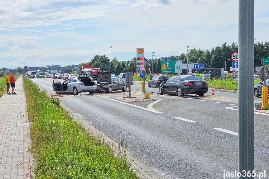 Wypadek na Bieszczadzkiej w Jaśle