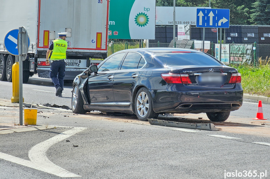 Wypadek na Bieszczadzkiej w Jaśle