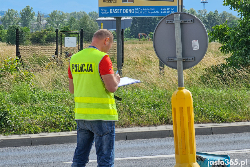 Wypadek na Bieszczadzkiej w Jaśle