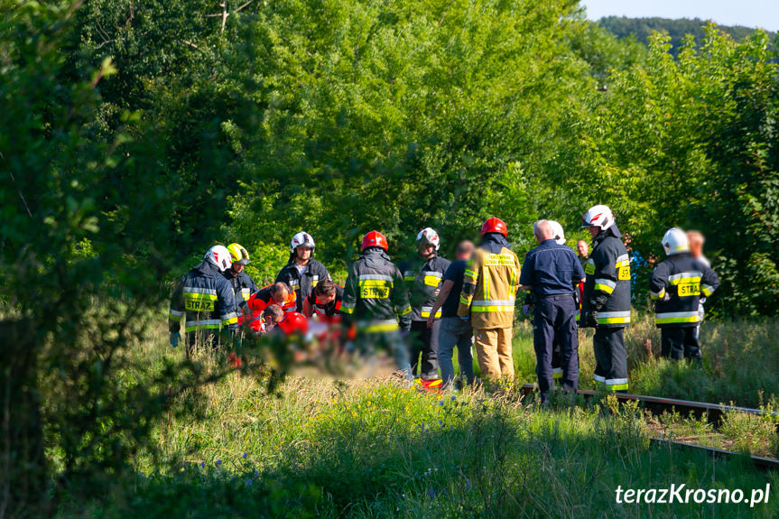 Wypadek na torach we Wróbliku Szlacheckim