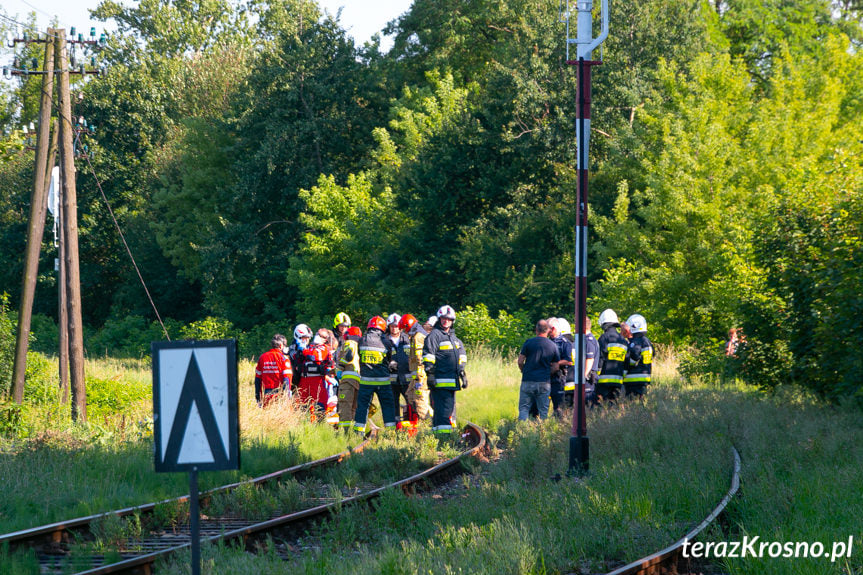 Wypadek na torach we Wróbliku Szlacheckim