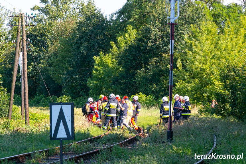 Wypadek na torach we Wróbliku Szlacheckim