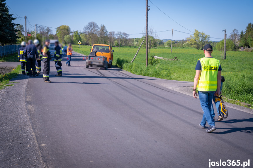 Wypadek w Gliniku Polskim