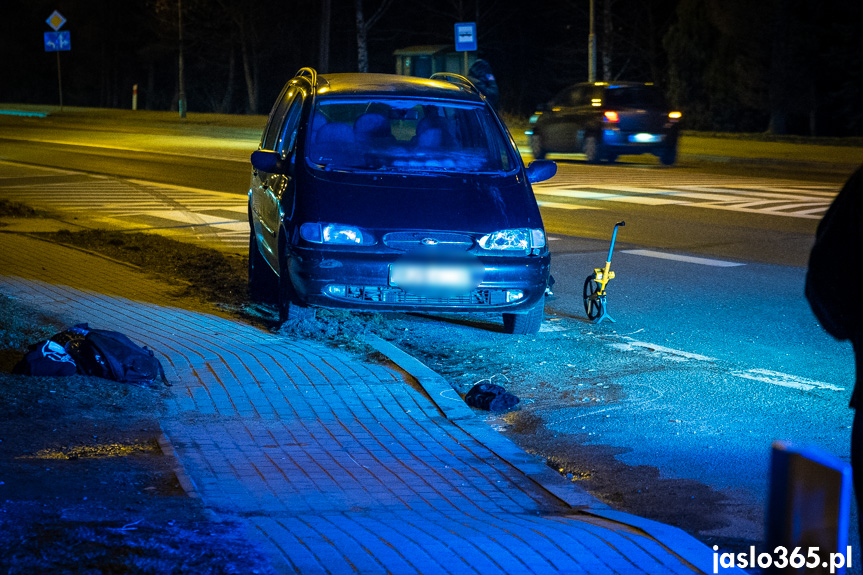 Wypadek w Jaśle na Lwowskiej