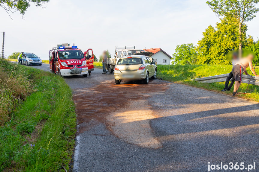 Wypadek w Łajscach