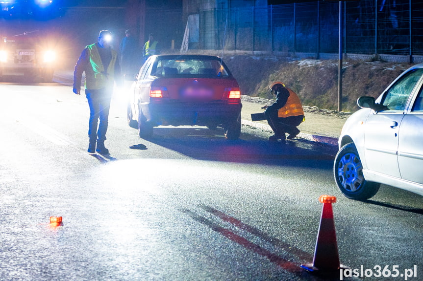 Wypadek w Trzcinicy na DK 28