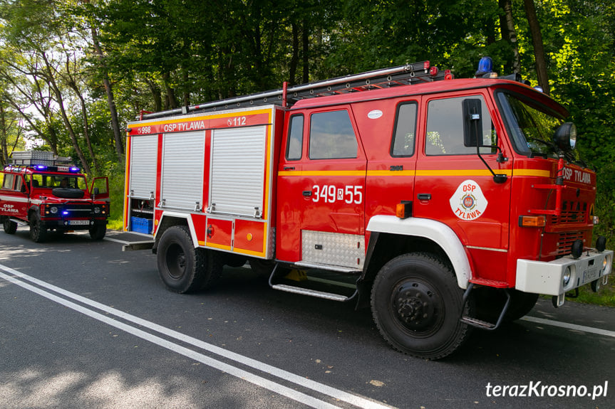 Wypadek w Tylawie na DK19