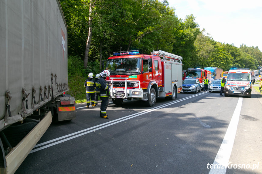 Wypadek w Tylawie na DK19