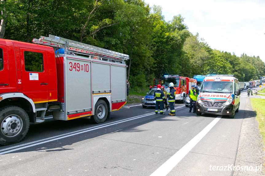 Wypadek w Tylawie na DK19