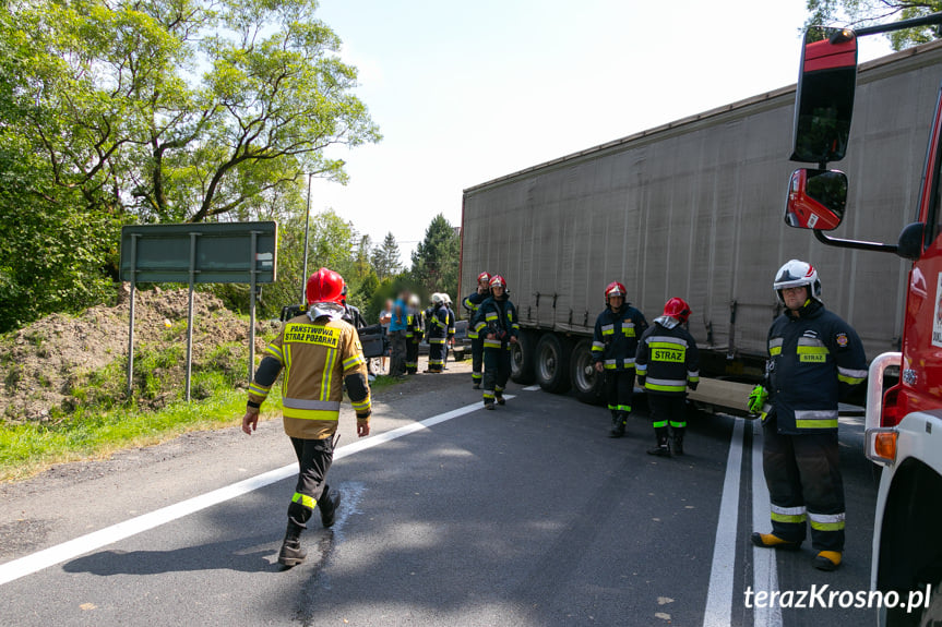 Wypadek w Tylawie na DK19