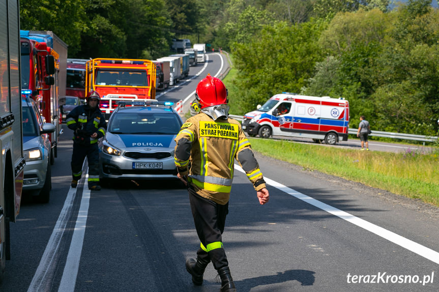 Wypadek w Tylawie na DK19