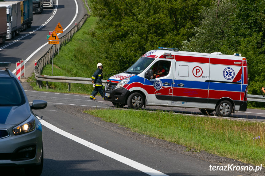Wypadek w Tylawie na DK19