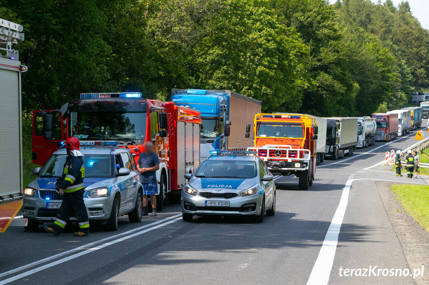 Wypadek w Tylawie na DK19
