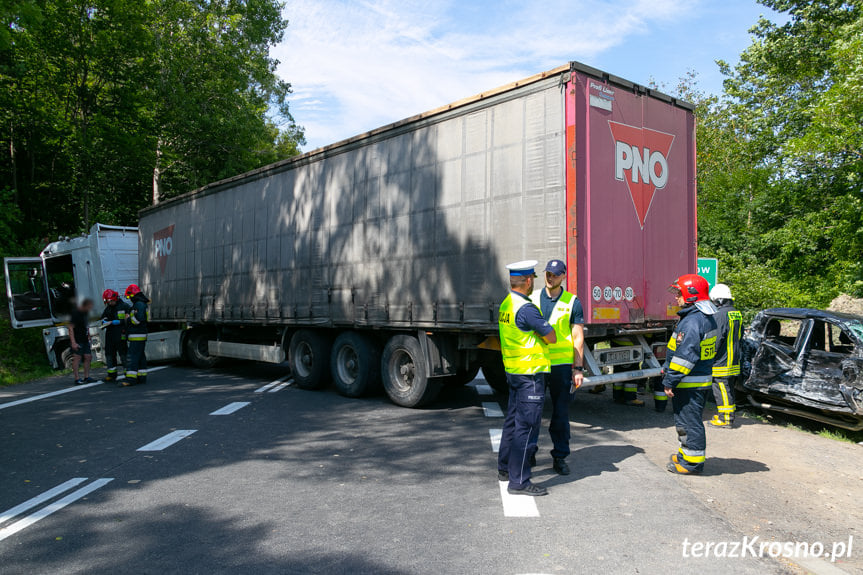 Wypadek w Tylawie na DK19