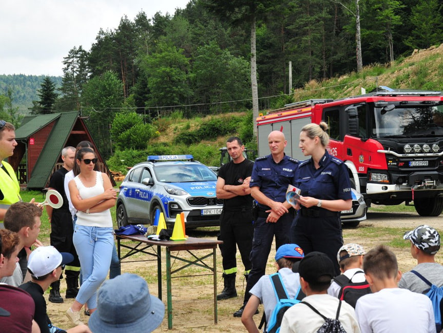 Z policjantami o bezpieczeństwie nad wodą