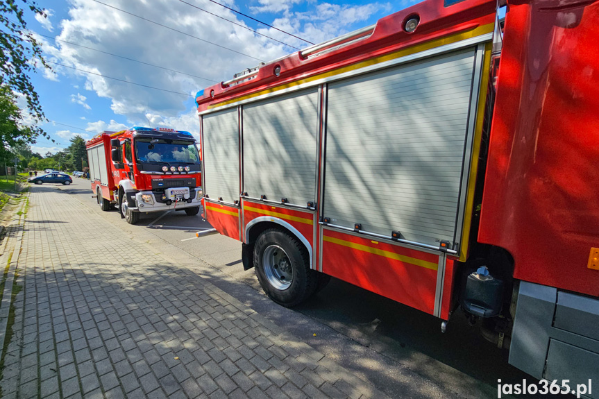 Zderzenie dwóch samochodów w Jaśle