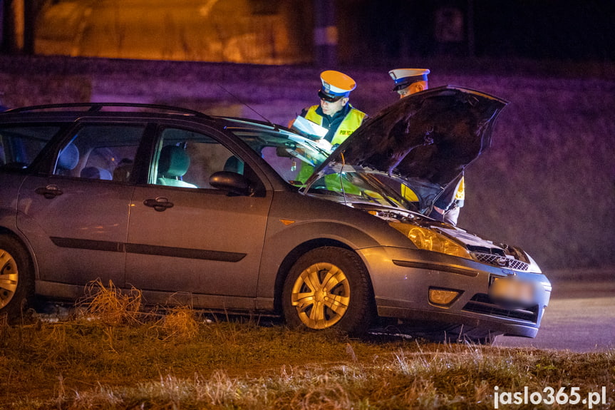 Zderzenie dwóch samochodów w Jaśle