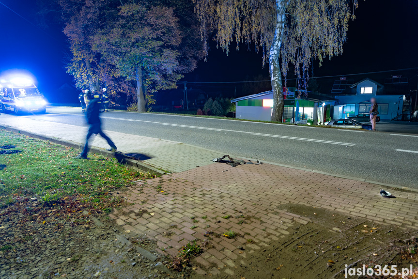 Zderzenie dwóch samochodów w Zarzeczu