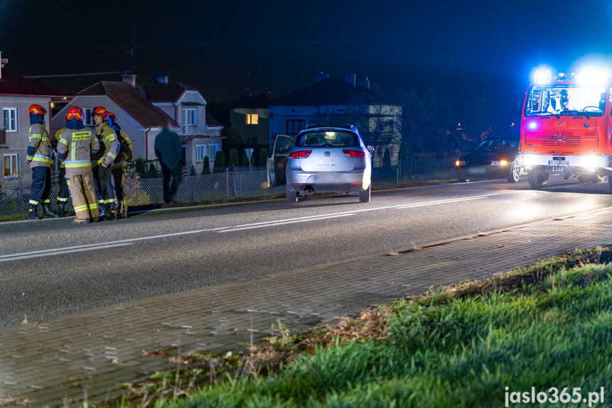 Zderzenie dwóch samochodów w Zarzeczu