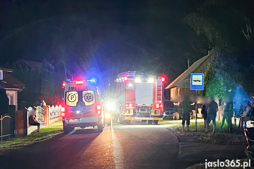 Zderzenie rowerzysty ze skuterem w Mrukowej