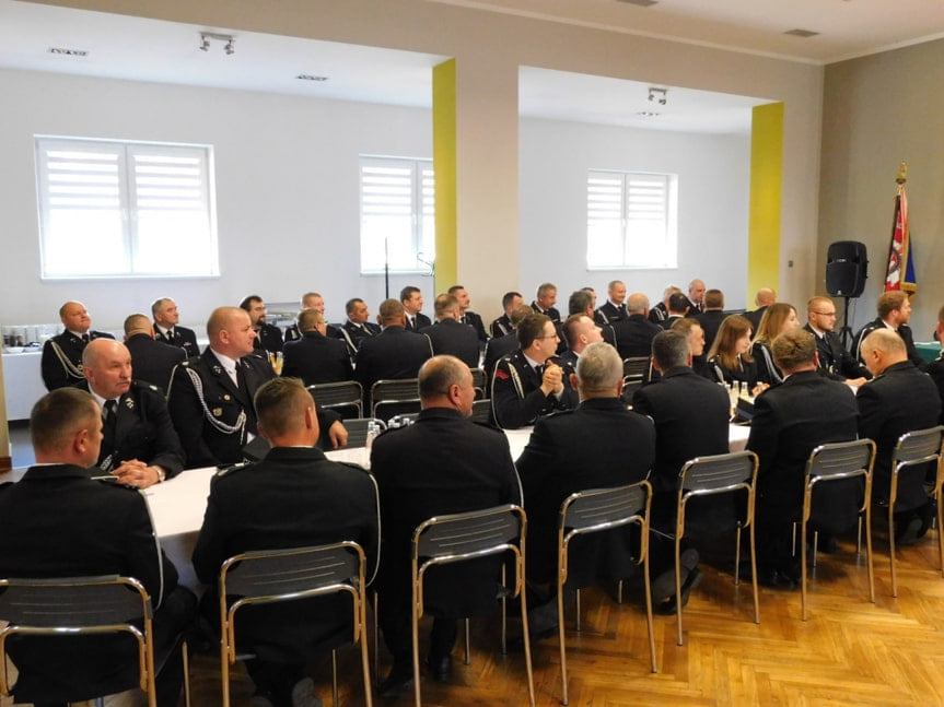 Zebranie członków Ochotniczych Straży Pożarnych z terenu Gminy Tarnowiec
