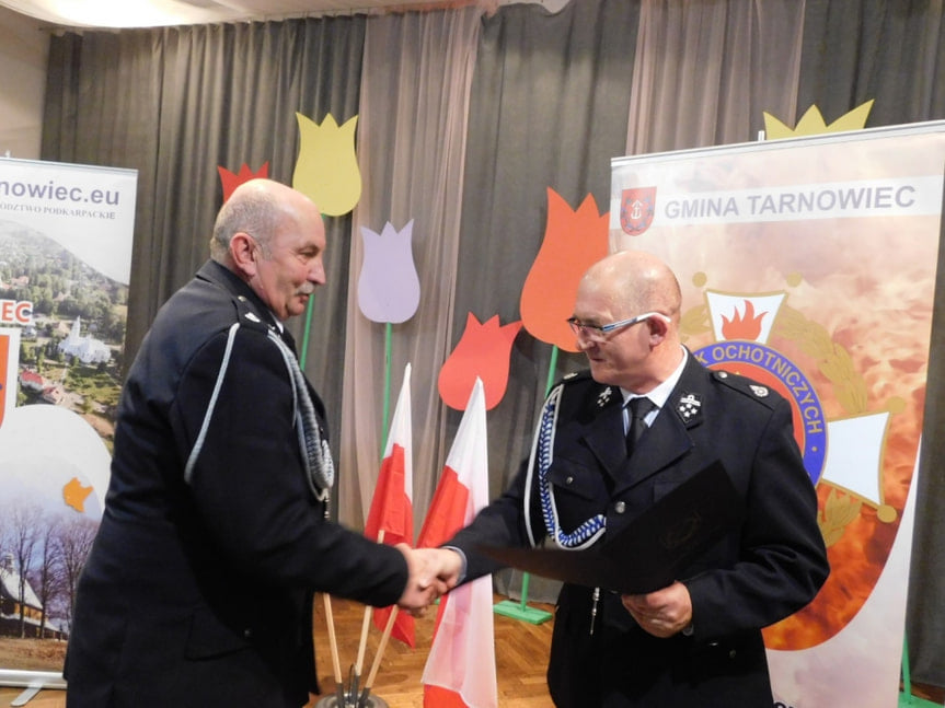 Zebranie członków Ochotniczych Straży Pożarnych z terenu Gminy Tarnowiec