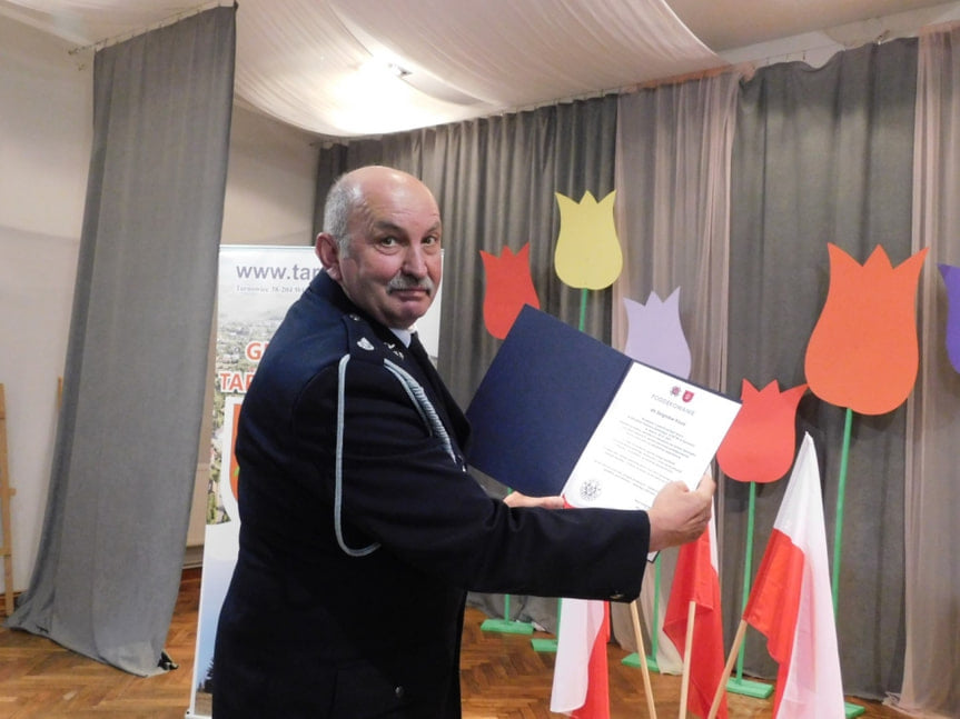 Zebranie członków Ochotniczych Straży Pożarnych z terenu Gminy Tarnowiec