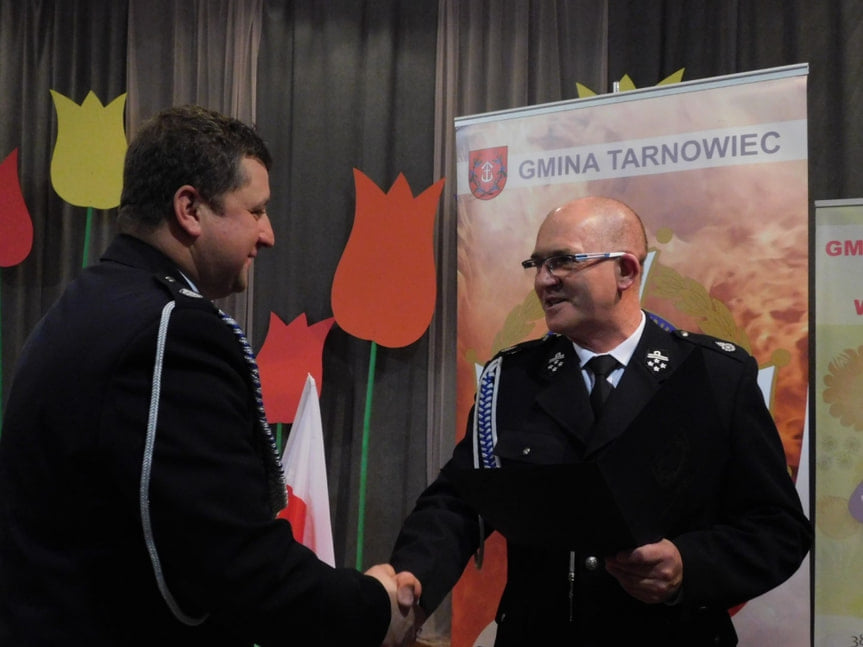 Zebranie członków Ochotniczych Straży Pożarnych z terenu Gminy Tarnowiec