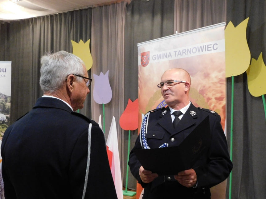 Zebranie członków Ochotniczych Straży Pożarnych z terenu Gminy Tarnowiec