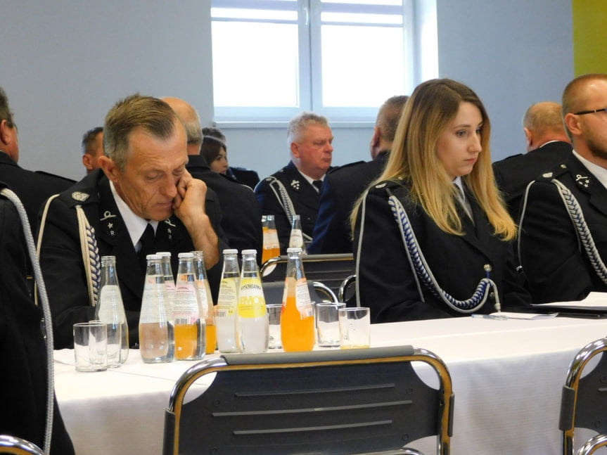 Zebranie członków Ochotniczych Straży Pożarnych z terenu Gminy Tarnowiec
