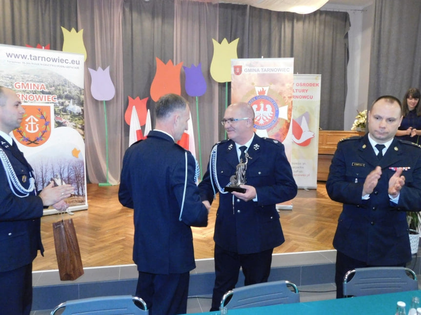 Zebranie członków Ochotniczych Straży Pożarnych z terenu Gminy Tarnowiec