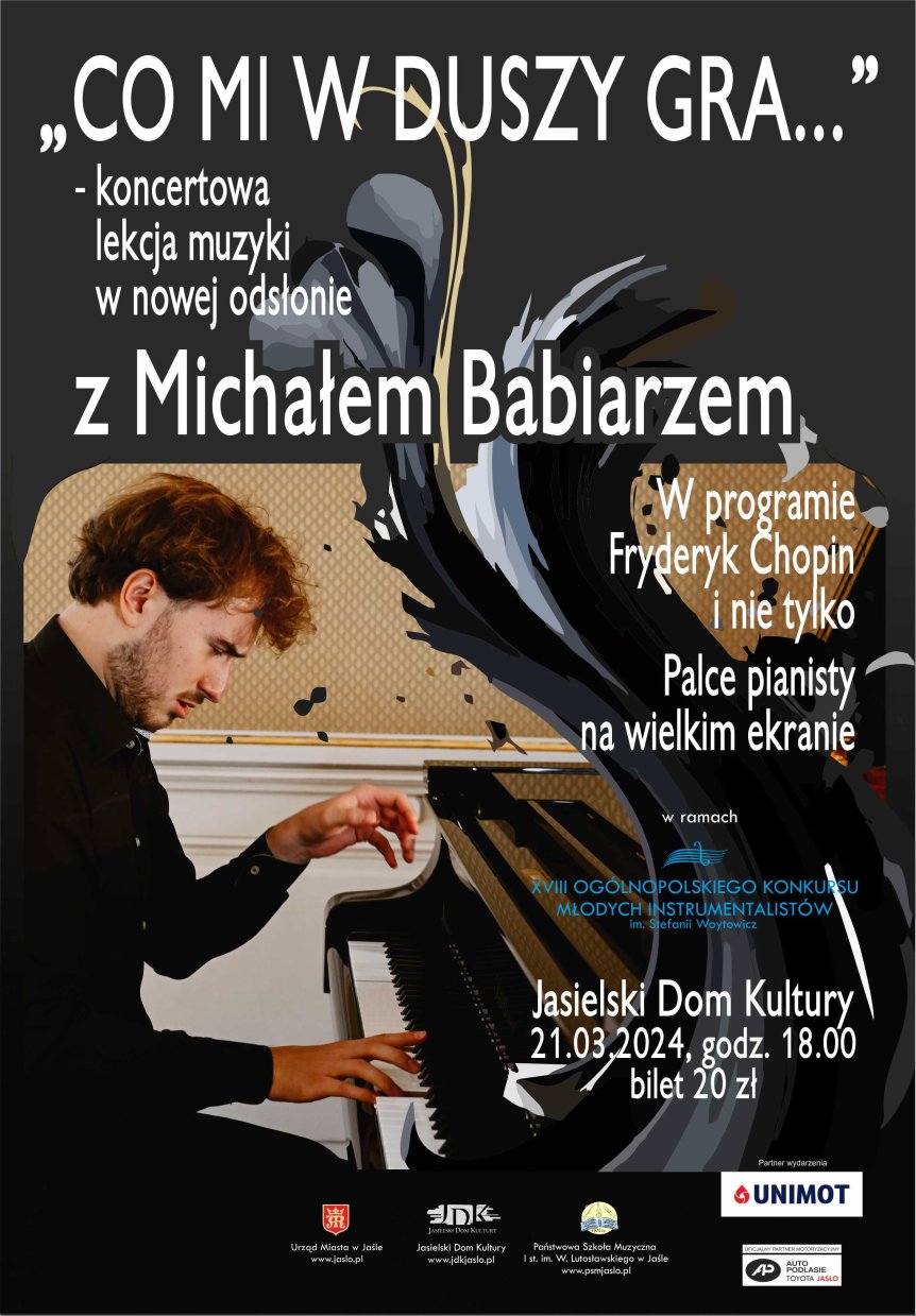 Co mi w duszy gra? Koncert Michała Babiarza