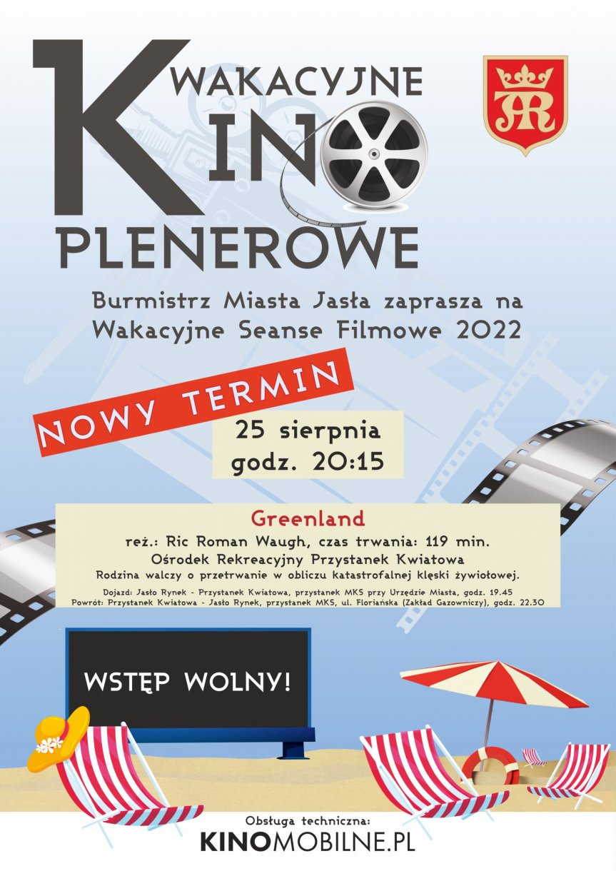 Kino Wakacyjne Plenerowe w Jaśle