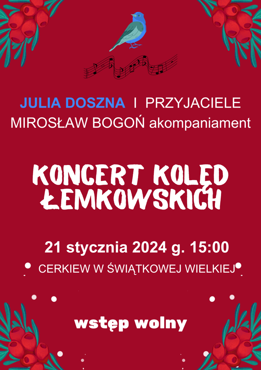 Koncert Kolęd Łemkowskich