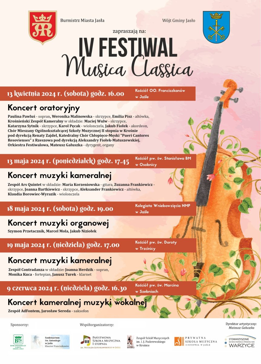 Koncert Muzyki Organowej w Jaśle