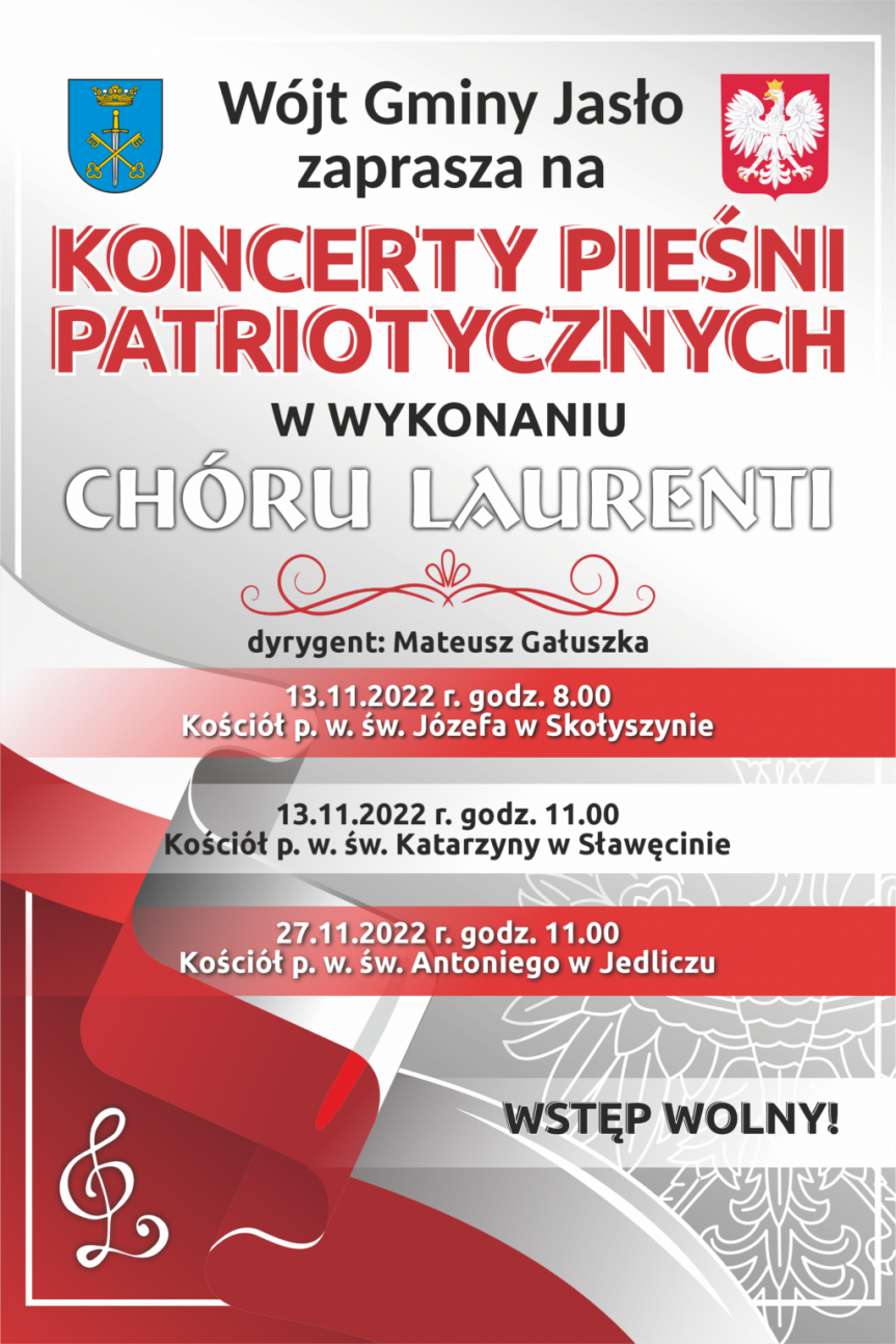 Koncert Pieśni Patriotycznych w Sławęcinie